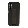 iLike Samsung Galaxy A34 5G Custodia in silicone con supporto nero