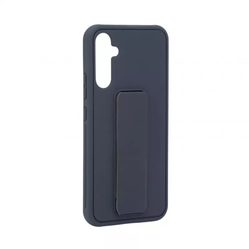 iLike Samsung Galaxy A34 5G Custodia in silicone con supporto blu