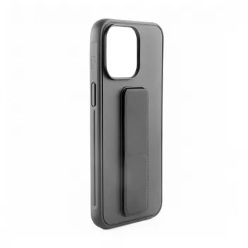 iLike Apple iPhone 14 custodia in silicone con supporto nero
