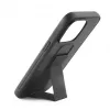 iLike Apple iPhone 15 custodia in silicone con supporto nero