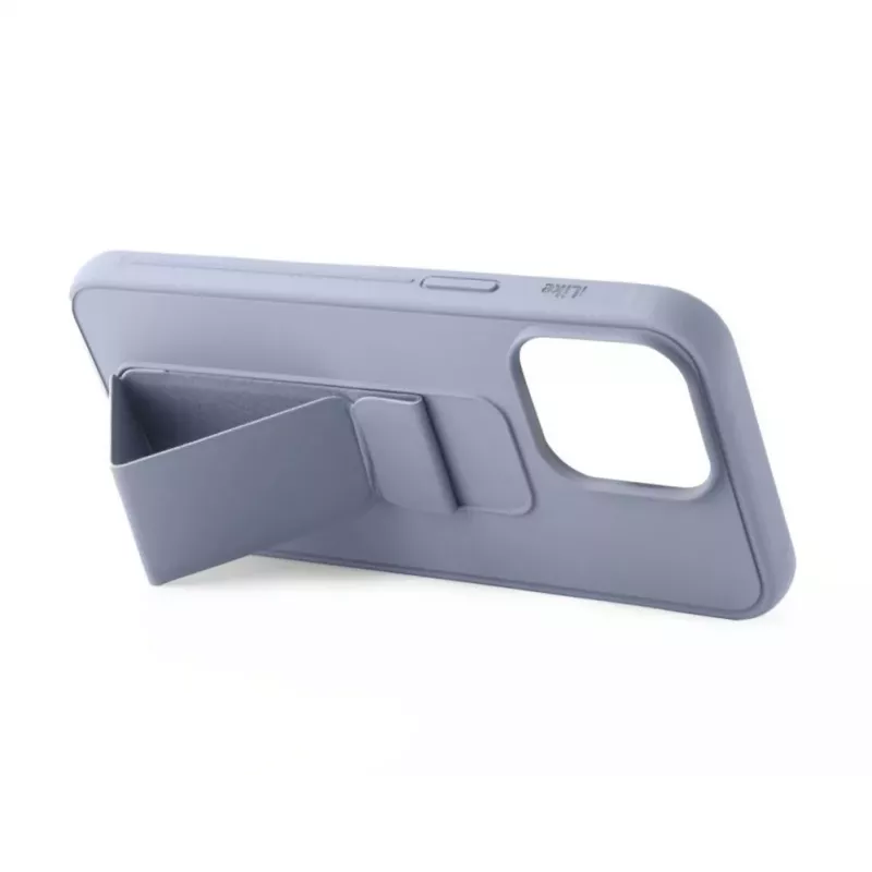 iLike Apple iPhone 15 custodia in silicone con supporto viola