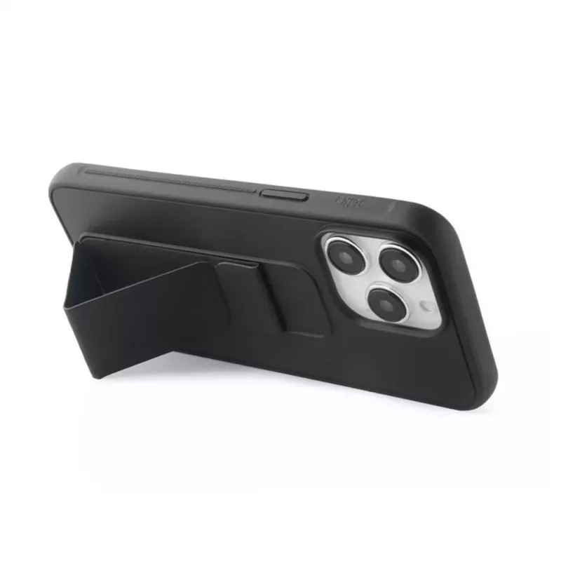 iLike Apple iPhone 15 Pro custodia in silicone con supporto nero
