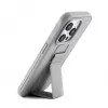 iLike Apple iPhone 15 Pro custodia in silicone con supporto argento