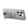 iLike Apple iPhone 15 Pro custodia in silicone con supporto argento