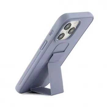 iLike Apple iPhone 15 Pro custodia in silicone con supporto viola