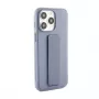 iLike Apple iPhone 15 Pro custodia in silicone con supporto viola