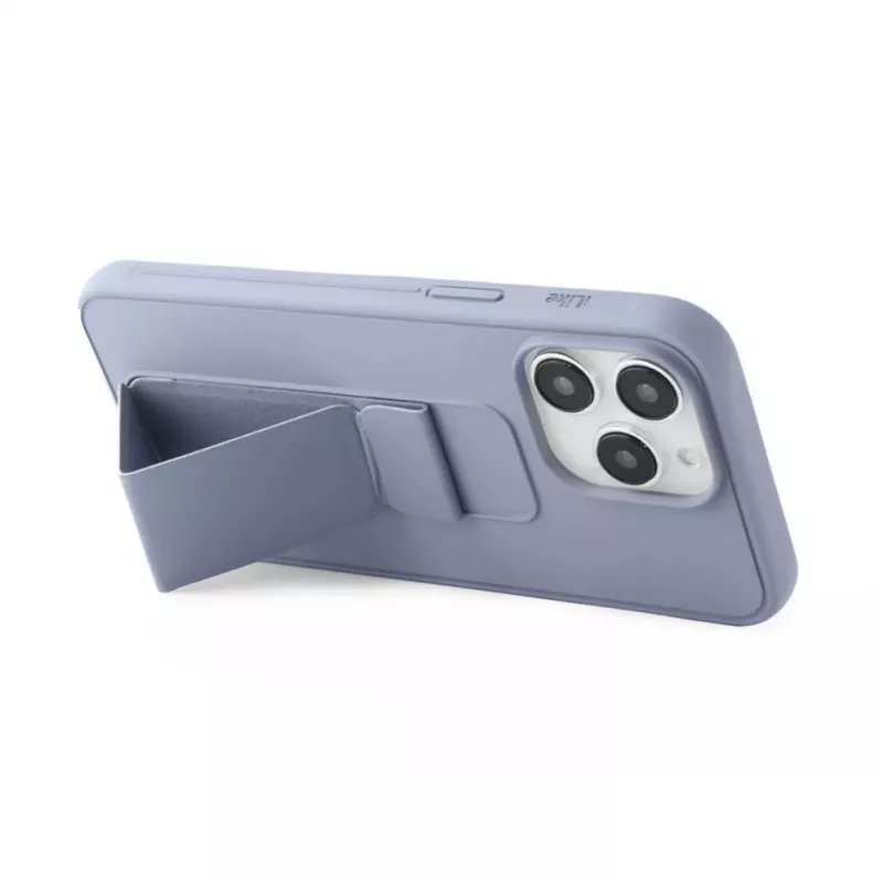 iLike Apple iPhone 15 Pro Max custodia in silicone con supporto viola