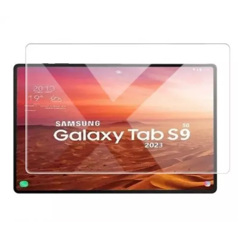 Evelatus Galaxy Tab S9 Plus 3x vetro temperato piatto trasparente 0,33 mm antistatico protezione display