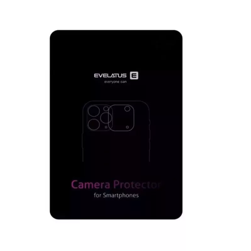 Evelatus Apple iPhone 15 protezione lente fotocamera Armor nero