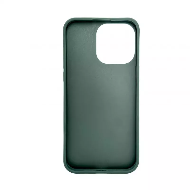 iLike Apple iPhone 15 Pro custodia in pelle con tasca nascosta e supporto verde