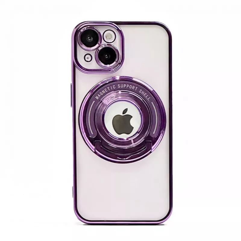 iLike Apple iPhone 14 IH MagSafe Hidden Stand Cover lilla