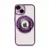 iLike Apple iPhone 15 Pro Max IH MagSafe Hidden Stand Cover lilla