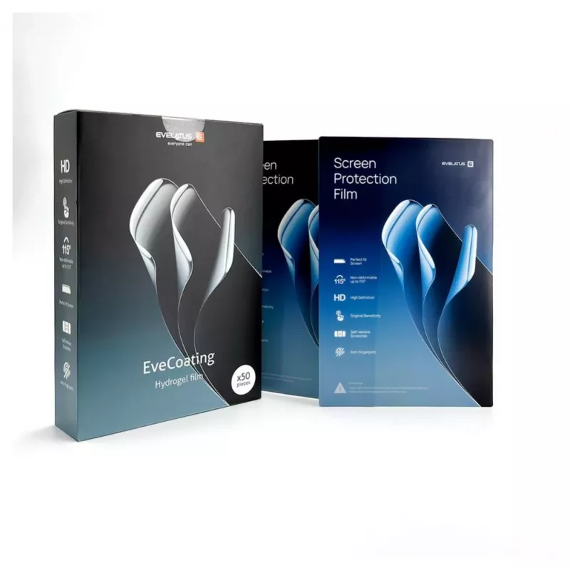 Evelatus Premium HD Strong Anti-Fingerprint Film Hydrogel pellicola protettiva trasparente