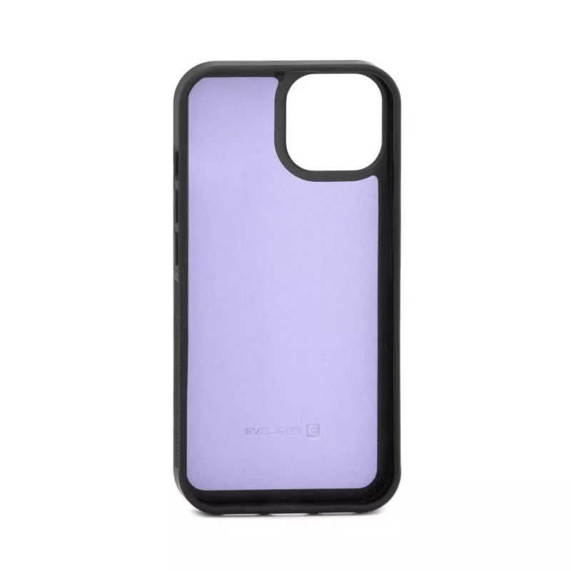 Evelatus Apple iPhone 14 custodia portafoglio e slim cover viola