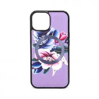 Evelatus Apple iPhone 14 custodia portafoglio e slim cover viola