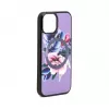 Evelatus Apple iPhone 15 custodia portafoglio e slim cover viola