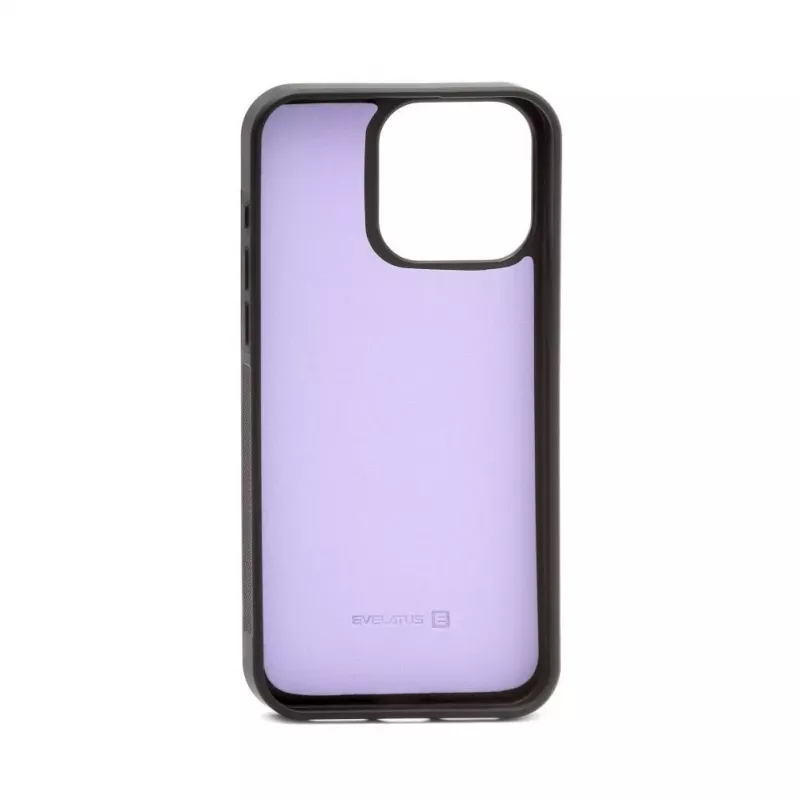 Evelatus Apple iPhone 15 Pro custodia portafoglio e slim cover viola