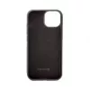 Evelatus Apple iPhone 15 custodia con tasca magnetica e zip design nero