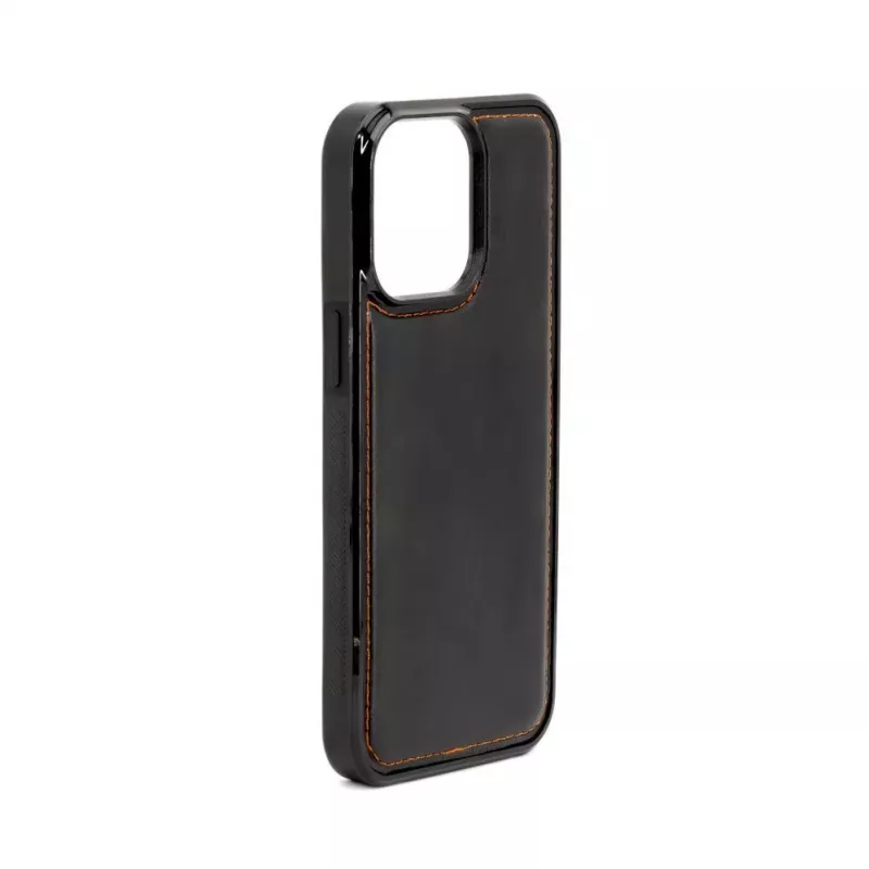 Evelatus Apple iPhone 15 Pro Max custodia con tasca magnetica e zip design - nero