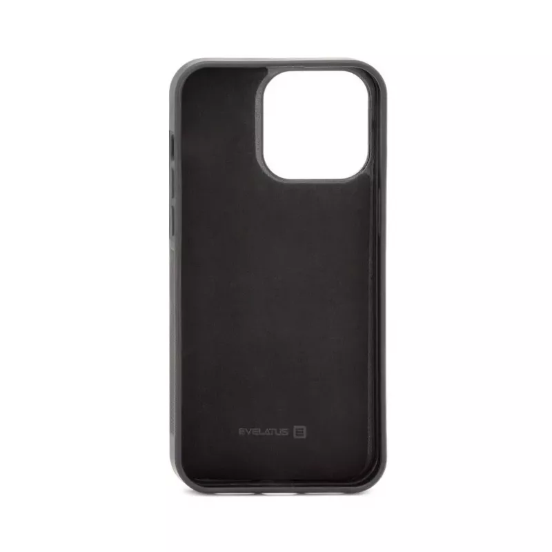 Evelatus Apple iPhone 15 Pro Max custodia con tasca magnetica e zip design - nero