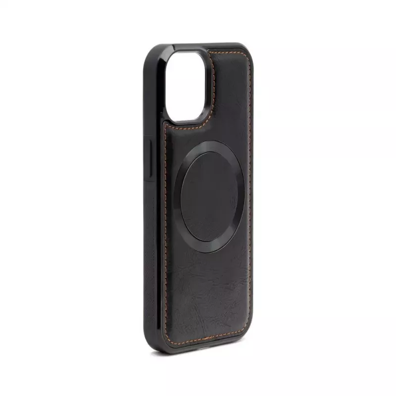 Evelatus Apple iPhone 15 custodia multifunzionale portafoglio con cinturino in pelle nero
