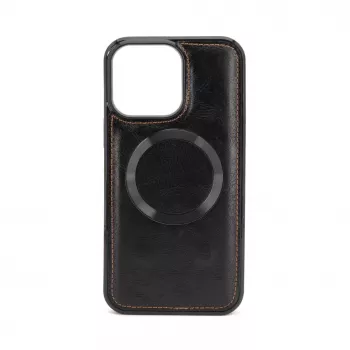 Evelatus Apple iPhone 15 Pro Max custodia multifunzionale portafoglio con cinturino in pelle nero