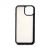Evelatus Apple iPhone 15 custodia in pelle con zip design fiore bianco
