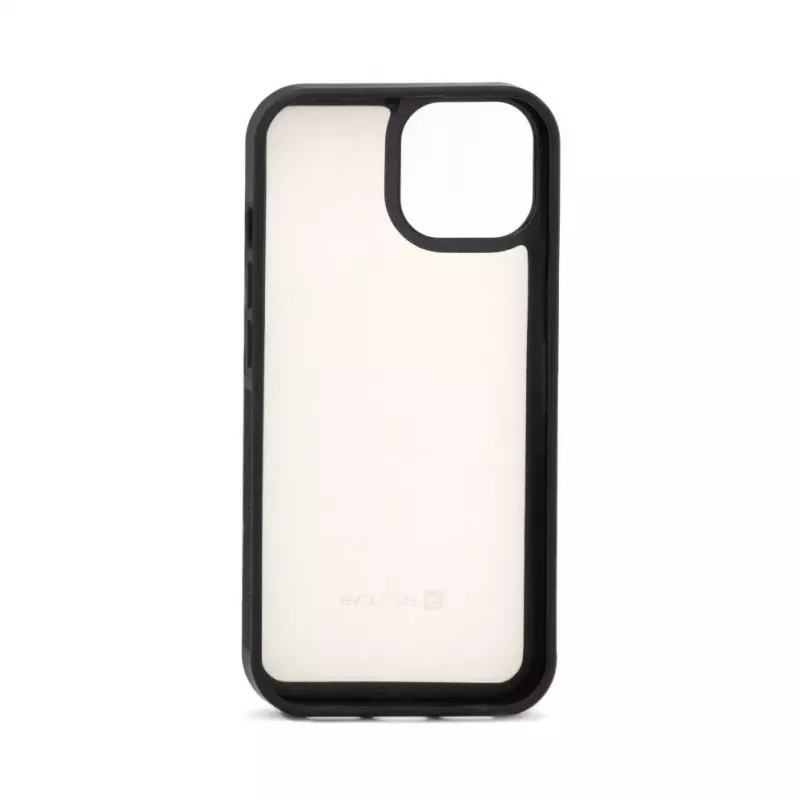 Evelatus Apple iPhone 15 custodia in pelle con zip design fiore bianco