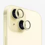 Evelatus Apple iPhone 15 / 15 Plus protezione lenti fotocamera Armor giallo