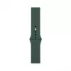 Connect 20mm cinturino in silicone Loop per orologio (S/M 110mm) oliva