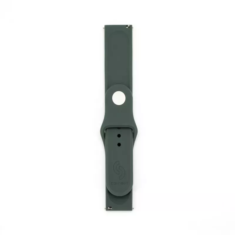 Connect 20mm cinturino in silicone Loop per orologio (S/M 110mm) oliva