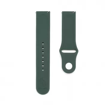 Connect 20mm cinturino in silicone Loop per orologio (S/M 110mm) oliva