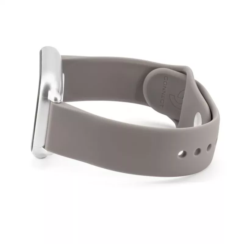Connect 20mm cinturino in silicone Loop per orologio (S/M 110mm) grigio