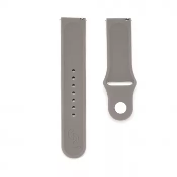 Connect 20mm cinturino in silicone Loop per orologio (S/M 110mm) grigio