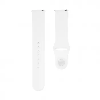 Connect 20mm cinturino in silicone Loop per orologio (130mm M/L) bianco