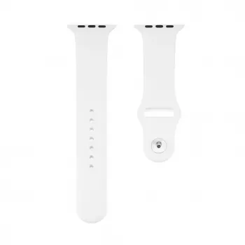 Connect Watch 38/40/41mm cinturino in silicone Loop per orologio (110mm S/M) bianco