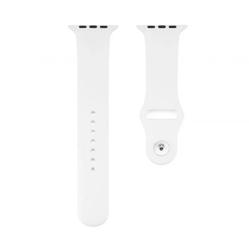 Connect Watch 38/40/41mm cinturino in silicone Loop per orologio (132mm M/L) bianco