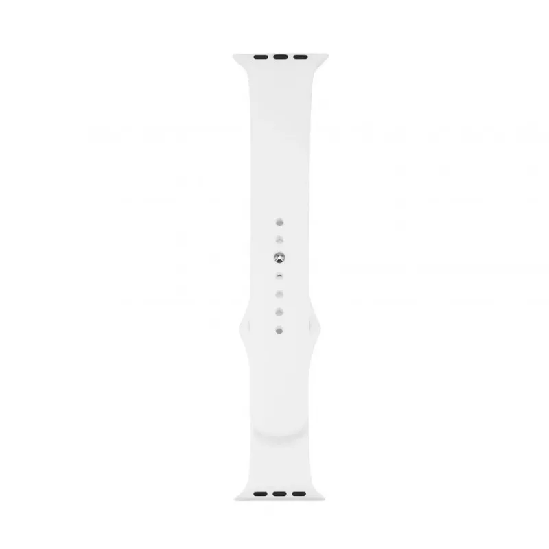 Connect Watch 42/44/45mm cinturino in silicone Loop per orologio (S/M 110mm) bianco