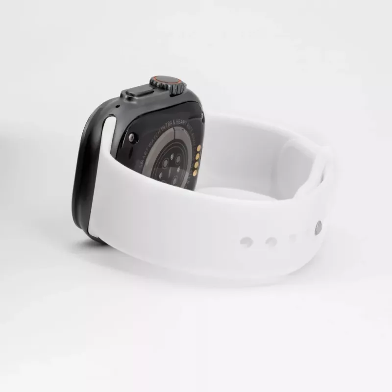 Connect Watch 42/44/45mm cinturino in silicone Loop per orologio (S/M 110mm) bianco