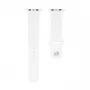 Connect Watch 42/44/45mm cinturino in silicone Loop per orologio (140mm M/L) bianco