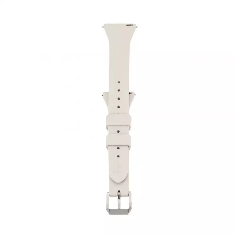 Connect 20mm cinturino in silicone Loop con fibbia a T (130mm M/L) argento