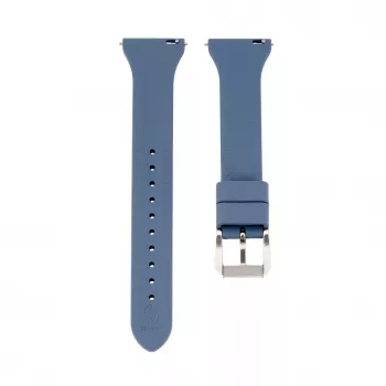 Connect 20mm cinturino in silicone Loop con fibbia a T (130mm M/L) blu