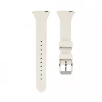 Connect 22mm cinturino in silicone Loop con fibbia a T per orologio (130mm M/L) argento