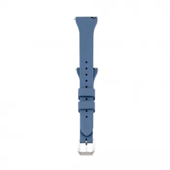 Connect 22mm cinturino in silicone Loop con fibbia a T per orologio (130mm M/L) blu