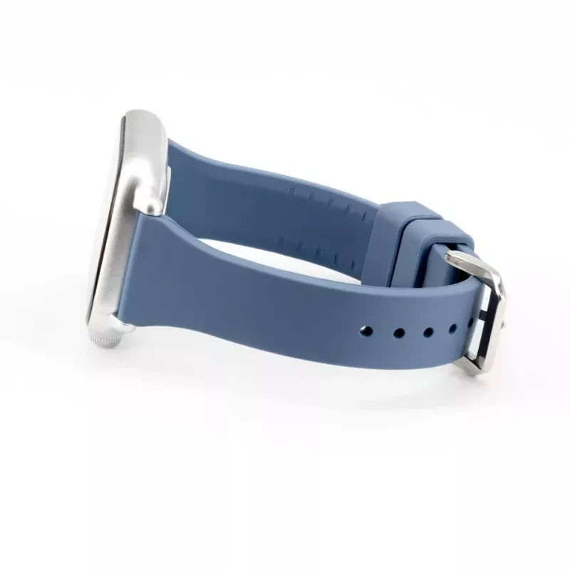 Connect 22mm cinturino in silicone Loop con fibbia a T per orologio (130mm M/L) blu