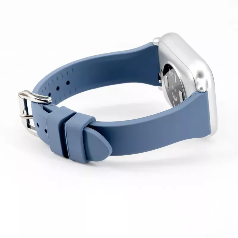 Connect 22mm cinturino in silicone Loop con fibbia a T per orologio (130mm M/L) blu