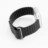 Connect 20mm cinturino magnetico in pelle-silicone Loop Flat Head (130mm M/L) nero
