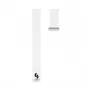 Connect 20mm cinturino magnetico in pelle-silicone Loop Flat Head (130mm M/L) bianco