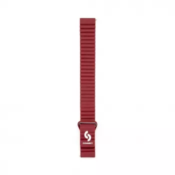 Connect 20mm cinturino magnetico in pelle-silicone Loop Flat Head (130mm M/L) rosso vino