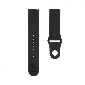 Connect 22mm cinturino in silicone Loop (S/M 110mm) nero